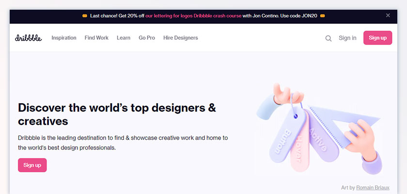 Dribbble-website-design-ideas
