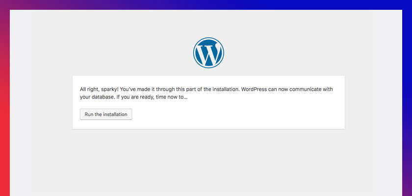 how-to-create-a-WordPress-website-run-the-installation