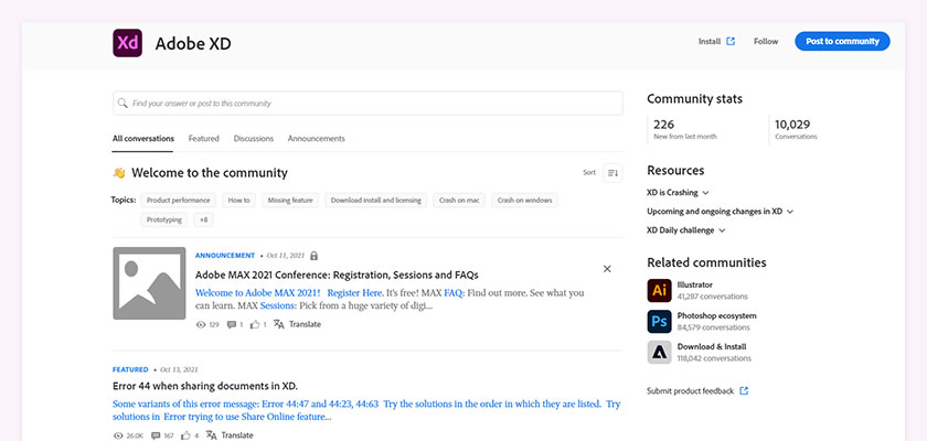 Adobe-XD-Support-Community