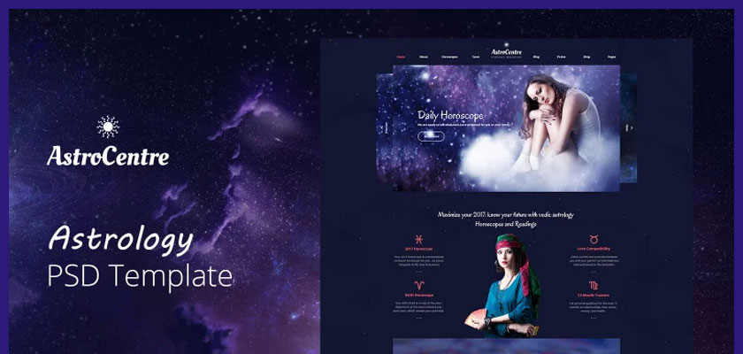 AstroCentre-Astrology-PSD-Template