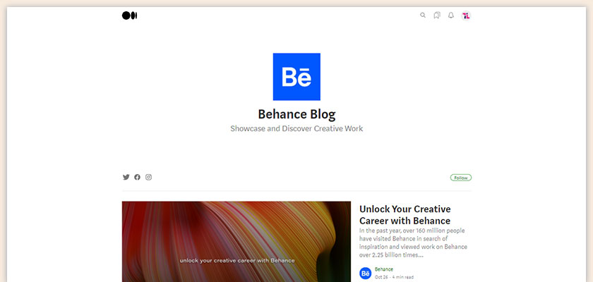 Behance-Blog