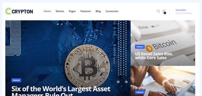 Trending Cryptocurrency WordPress Website Themes - ThemesLay