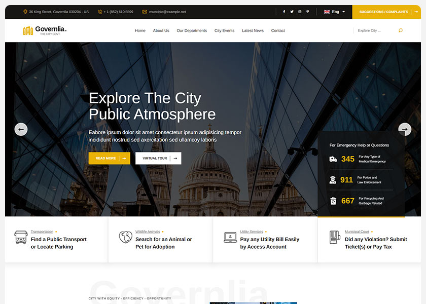 Governlia-Municipal-and-Government-WordPress-Theme