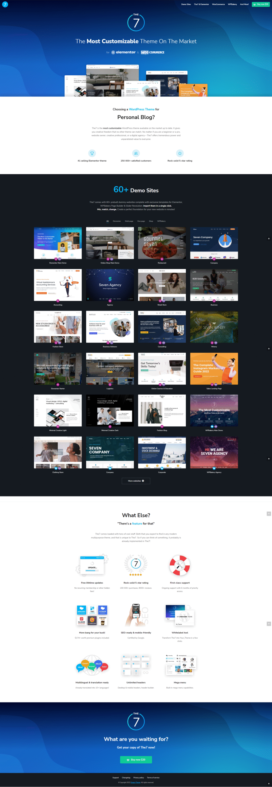 The7-Website and eCommerce Builder for WordPress