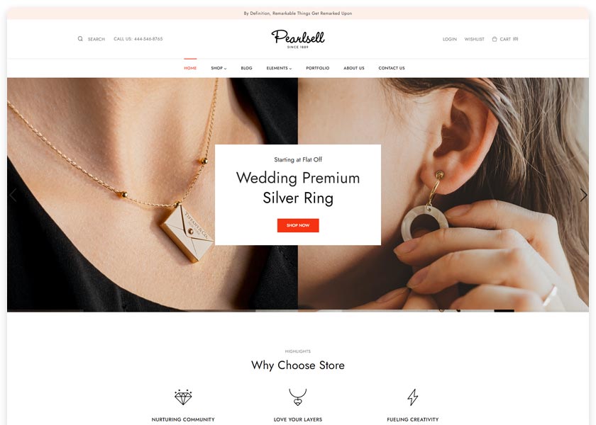 Pearlsell-Jewelry-WooCommerce-Theme