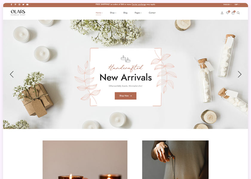 Olars-Candle-Handmade-Shop-WordPress-WooCommerce-Theme