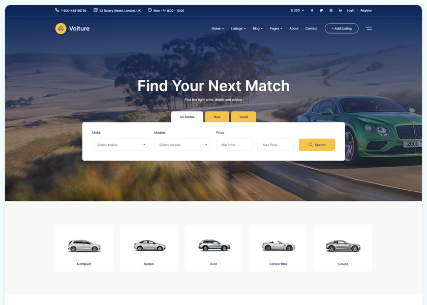 Voiture-Automotive-and-Car-Dealer-WordPress-Theme