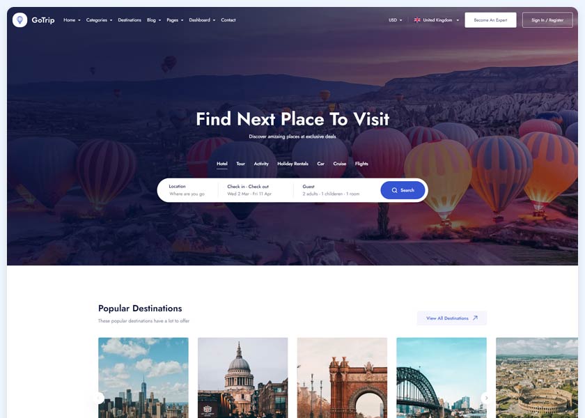 GoTrip-Travel-and-Tour-Agency-HTML-Template