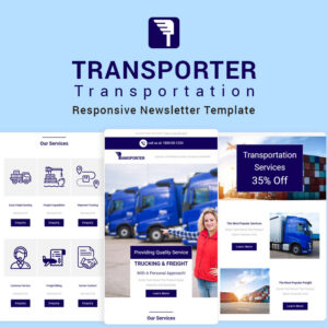 Transporter - Transportation Responsive Newsletter Template