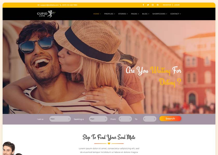 CupidLove-Dating-Website-HTML5-Template