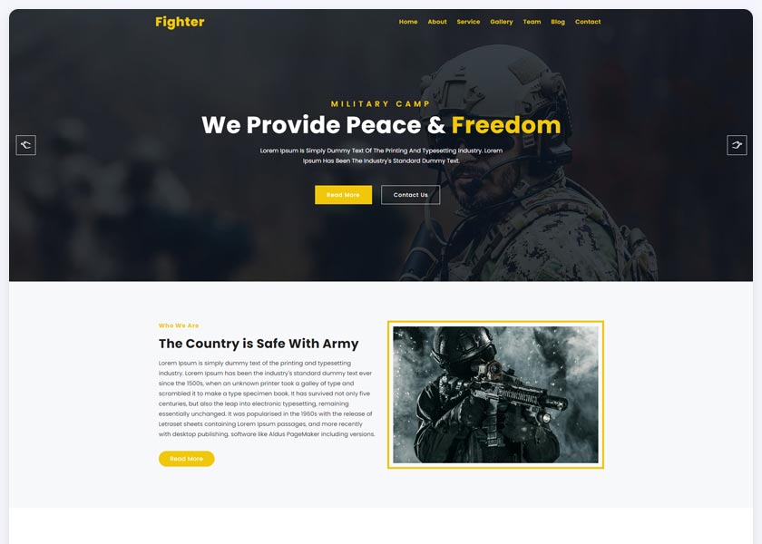 Fighter-Military-Service-and-Army-Website-Template