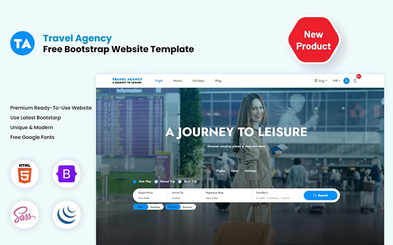 Travel-Agency-Bootstrap-Website-Theme