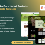 HerbalPro - Herbal Products Website Template