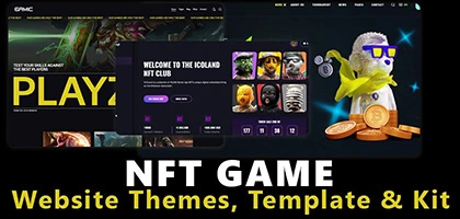 NFT-Game-website-Themes-template-and-kit