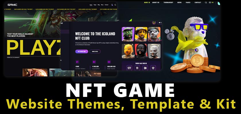 NFT-game-website-Themes-template-and-kit