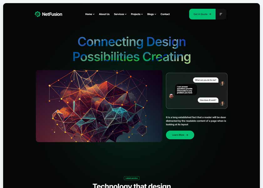 NetFusion-AI-Powered-Startup-&-Technology-WordPress-Theme