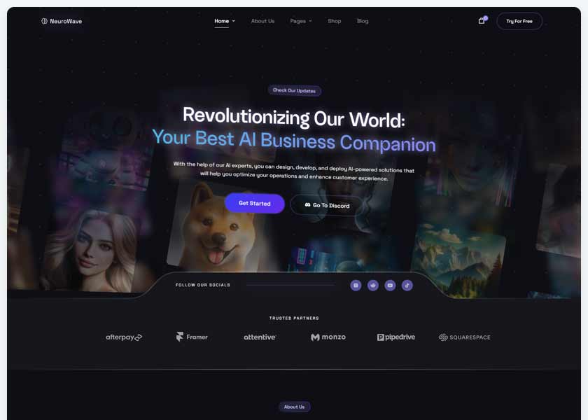 NeuroWave-AI-Technology-WordPress-Theme