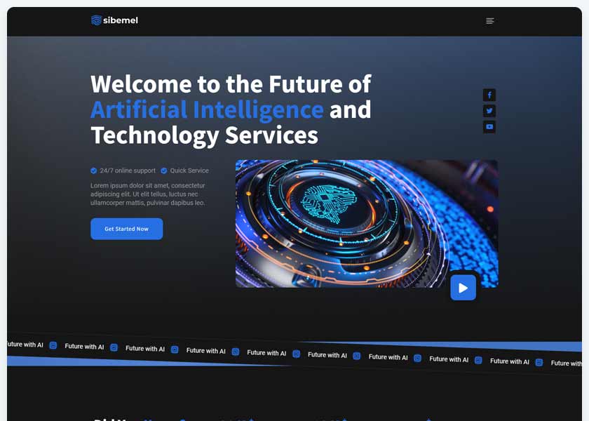 Sibemel-Artificial-Intelligence-&-Technology-Services-Elementor-Template-Kit