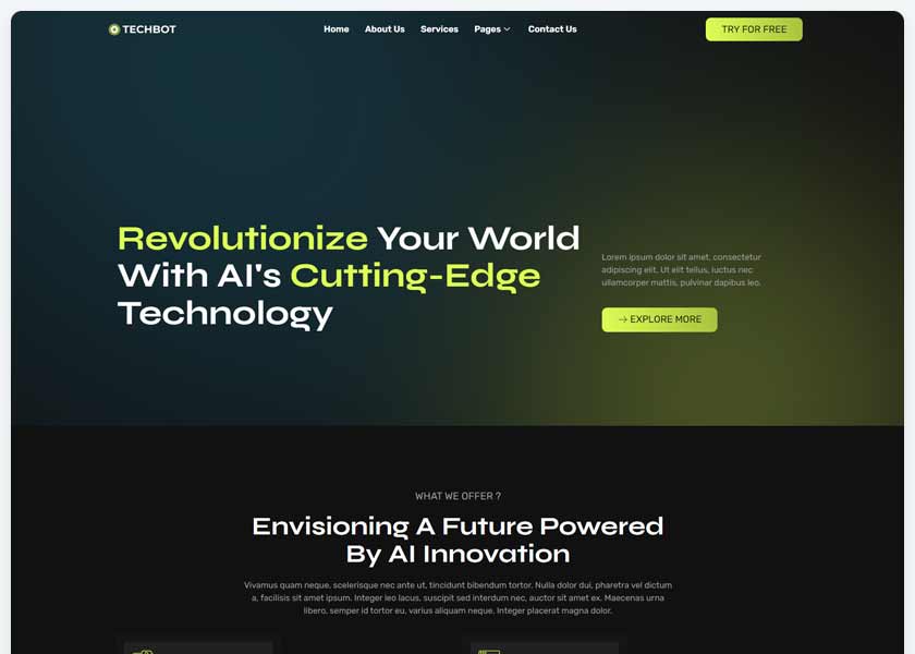 Techbot-Artificial-Intelligence-&-Technology-Services-Elementor-Template-Kit