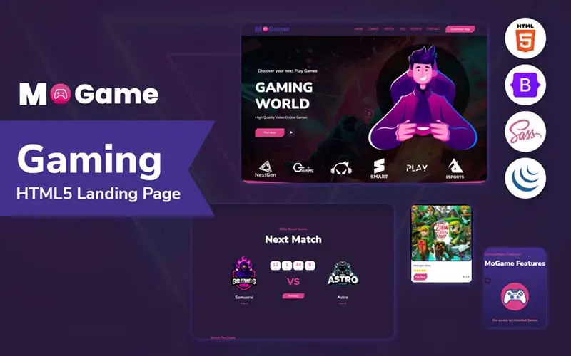 MoGame-Gaming-HTML5-Responsive-Landing-Page