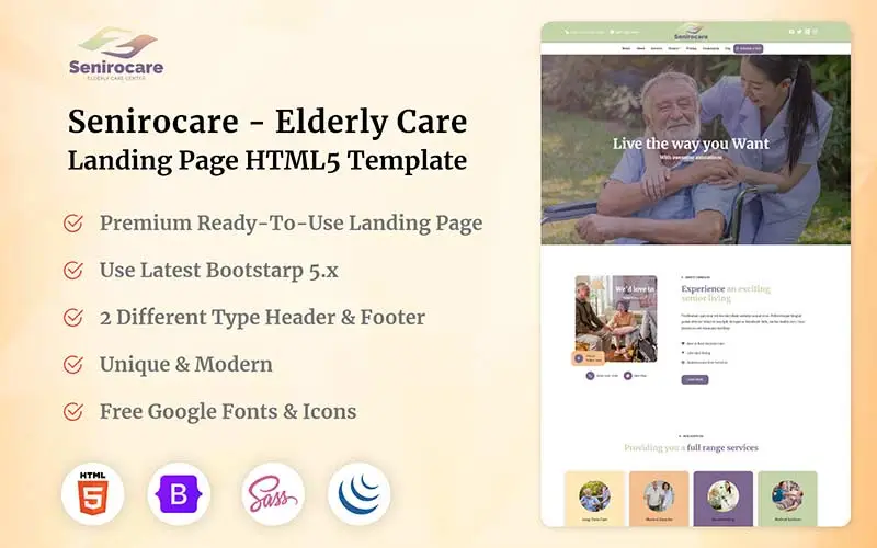 Senirocare-Elderly-Care-Landing-Page