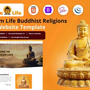 Buddhism Life Website Template