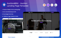 Auction&Bid - Auction Landing Page