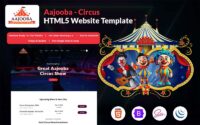 Aajooba - Circus Website Template