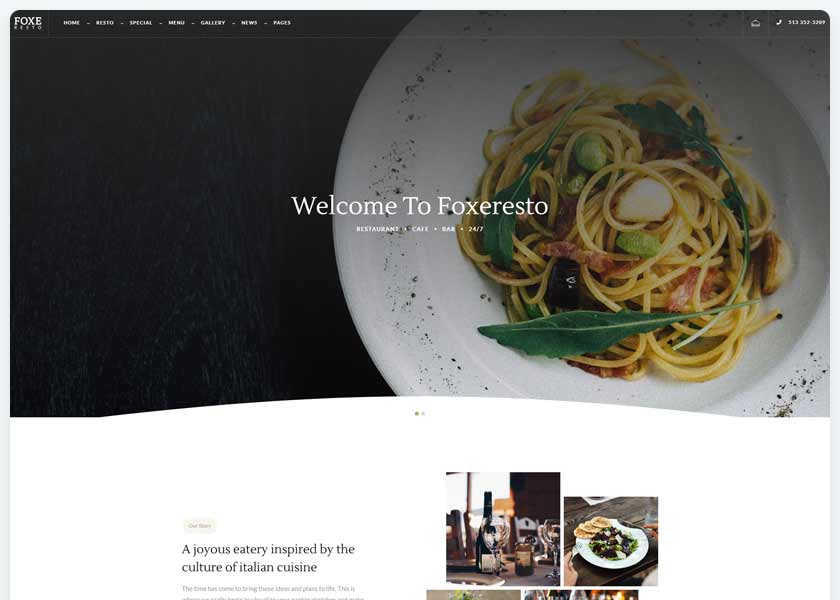 Foxeresto-Restaurant-HTML-Template