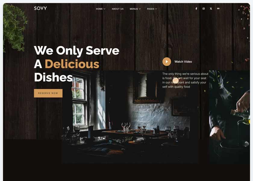 Sovy-Restaurant-FSE-WordPress-Theme