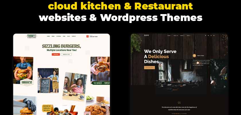 Cloud Kitchen & Restaurant Websites & WordPress Themes