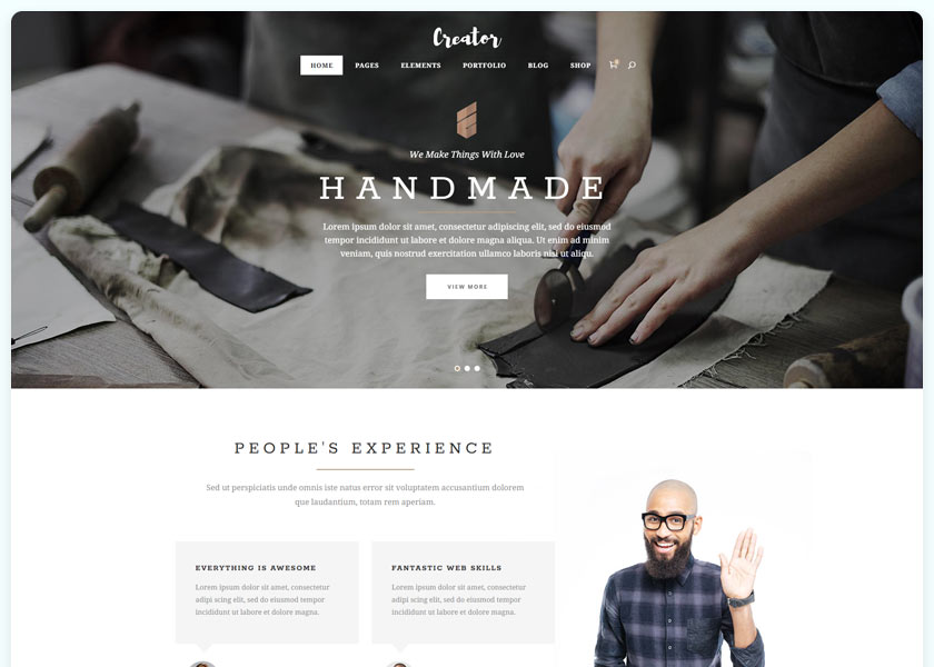 Creator-WordPress-Theme-for-Handmade-Artisans