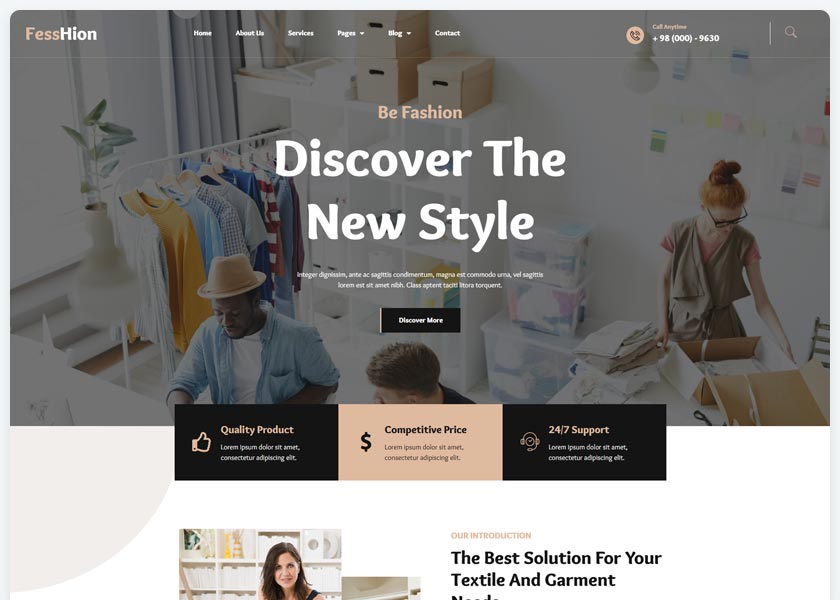 Fesshion-Fashion-&-Clothing-Elementor-Template-Kit