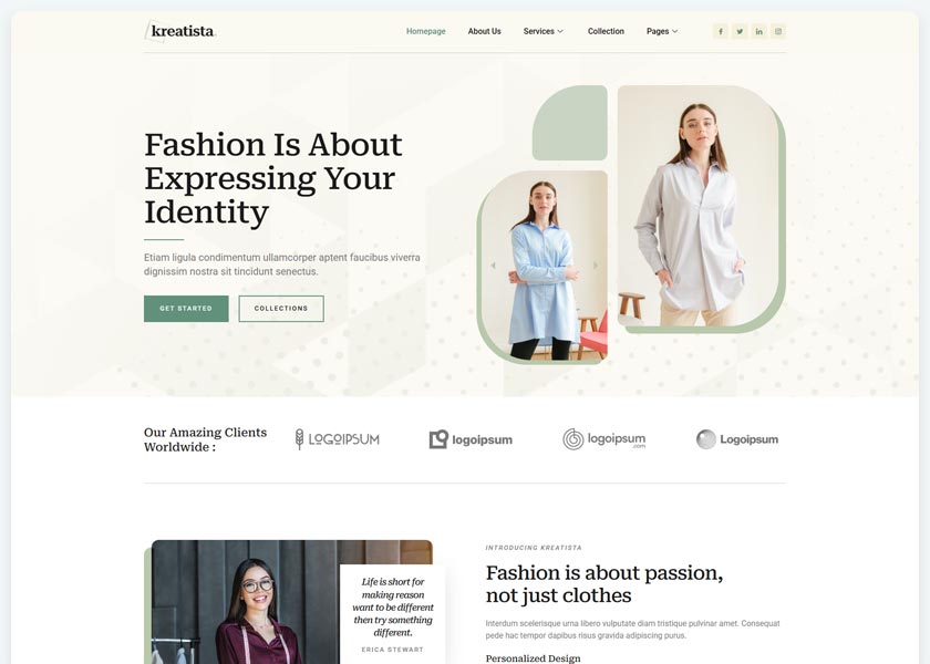 Kreatista-Fashion-Designer-Elementor-Template-Kit