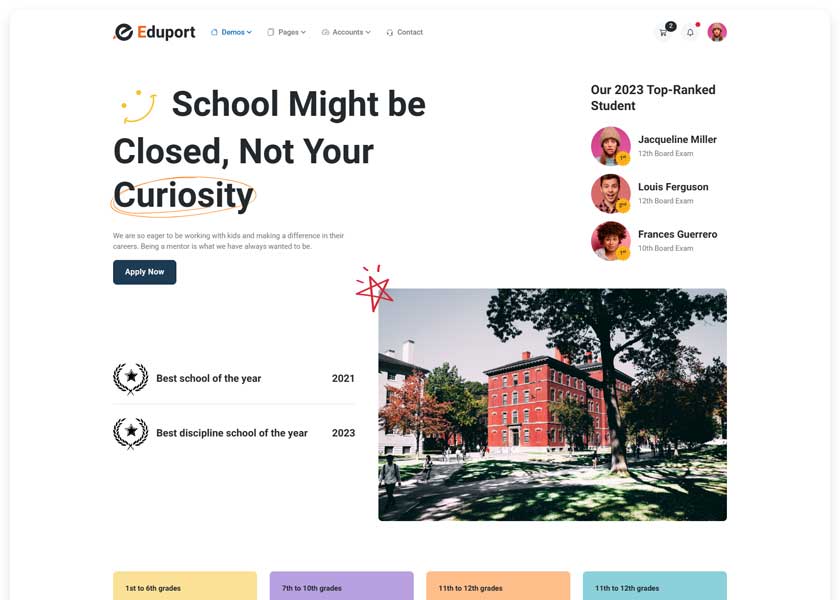 Eduport---React-19-LMS,-Education-and-Course-Template