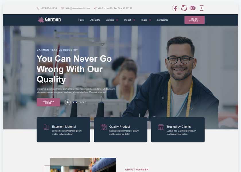 Garmen---Textile-and-Garment-Industry-Elementor-Template-Kit
