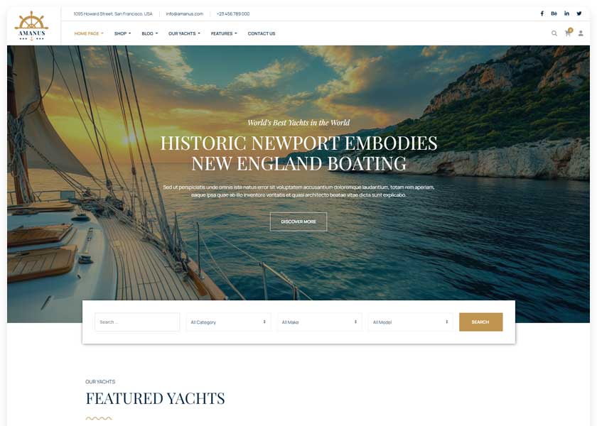 Amanus---Boat,-Yacht-Charter-WordPress-Theme