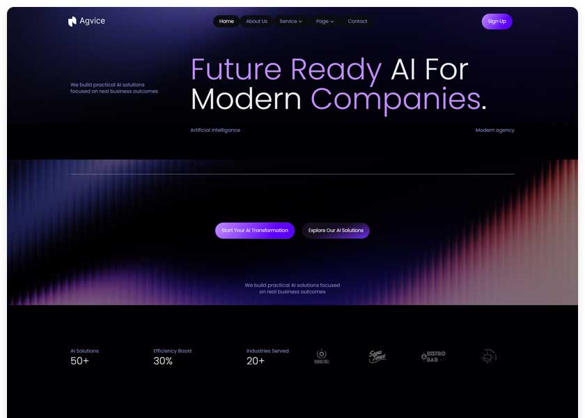 Agvice--AI-Agency-Service-Elementor-Template-Kit