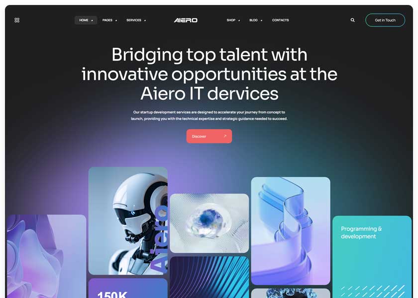 Aiero-AI-Agency-Technology-HTML-Template
