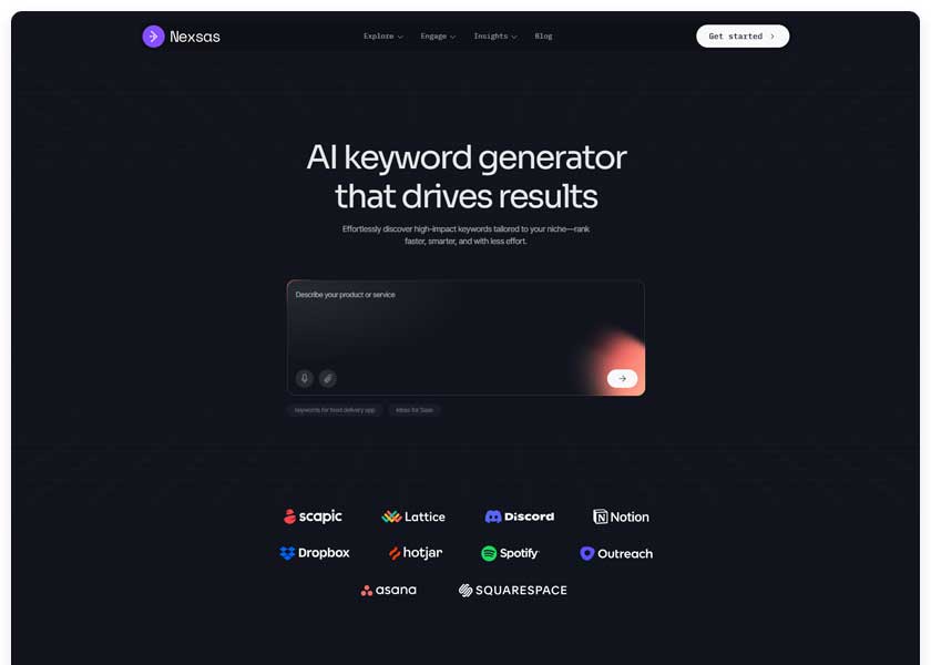Nexsas---SaaS--AI-Startup-Next.js-Template