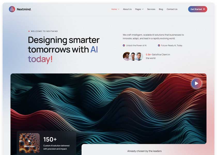 Nextmind---AI-Agency-WordPress-Theme
